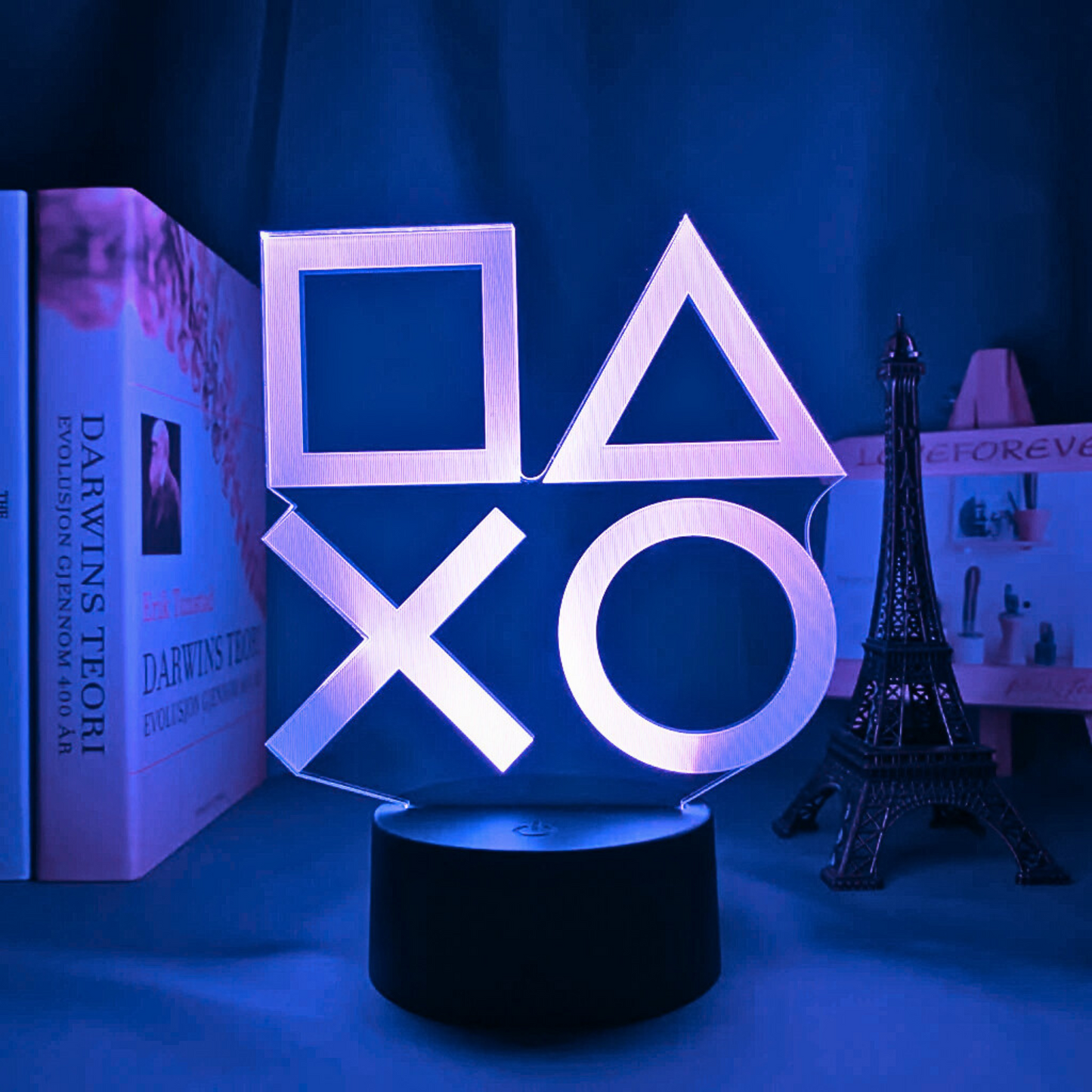 3D RGB Gaming Illusion Lamp – LED Night Light with Remote & Touch Control