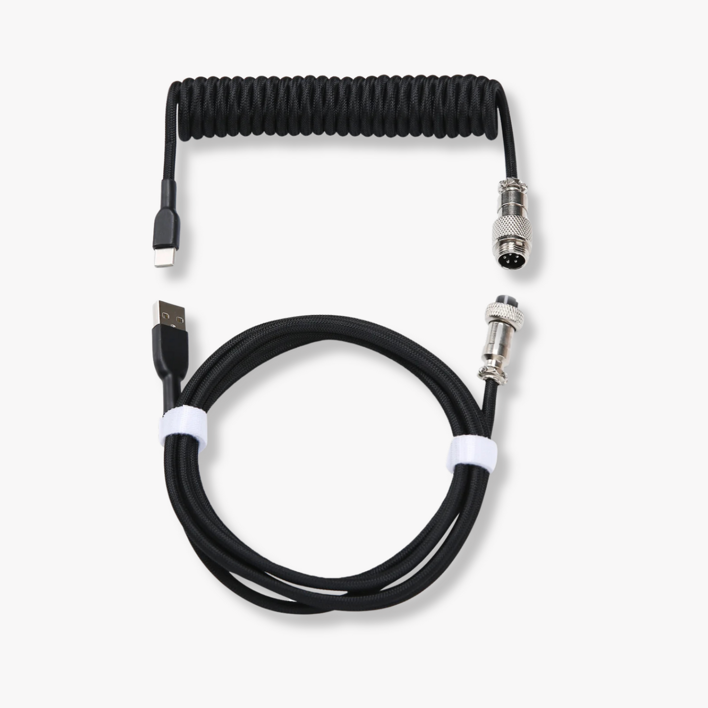 Premium Gaming Coiled Keyboard Cable USB-C