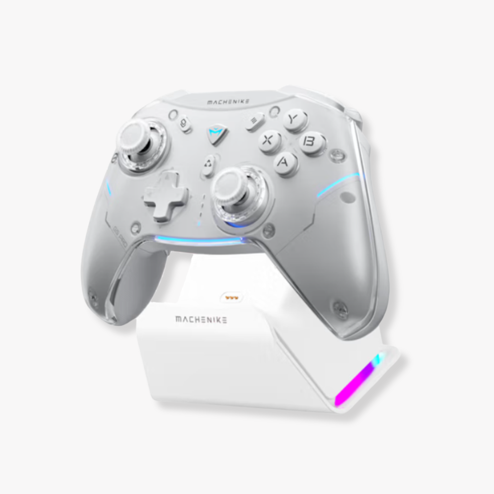 Hall Effect Wireless RGB Gamepad with Charging Dock