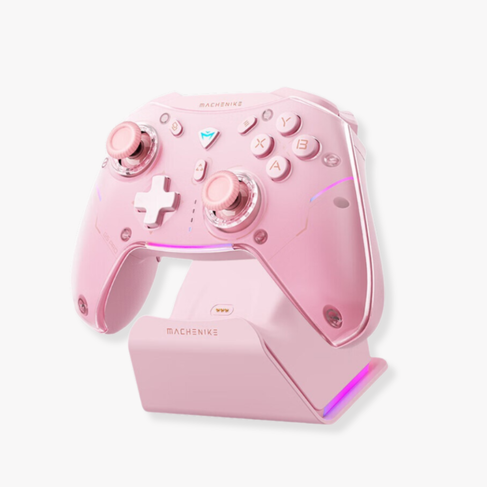 Hall Effect Wireless RGB Gamepad with Charging Dock