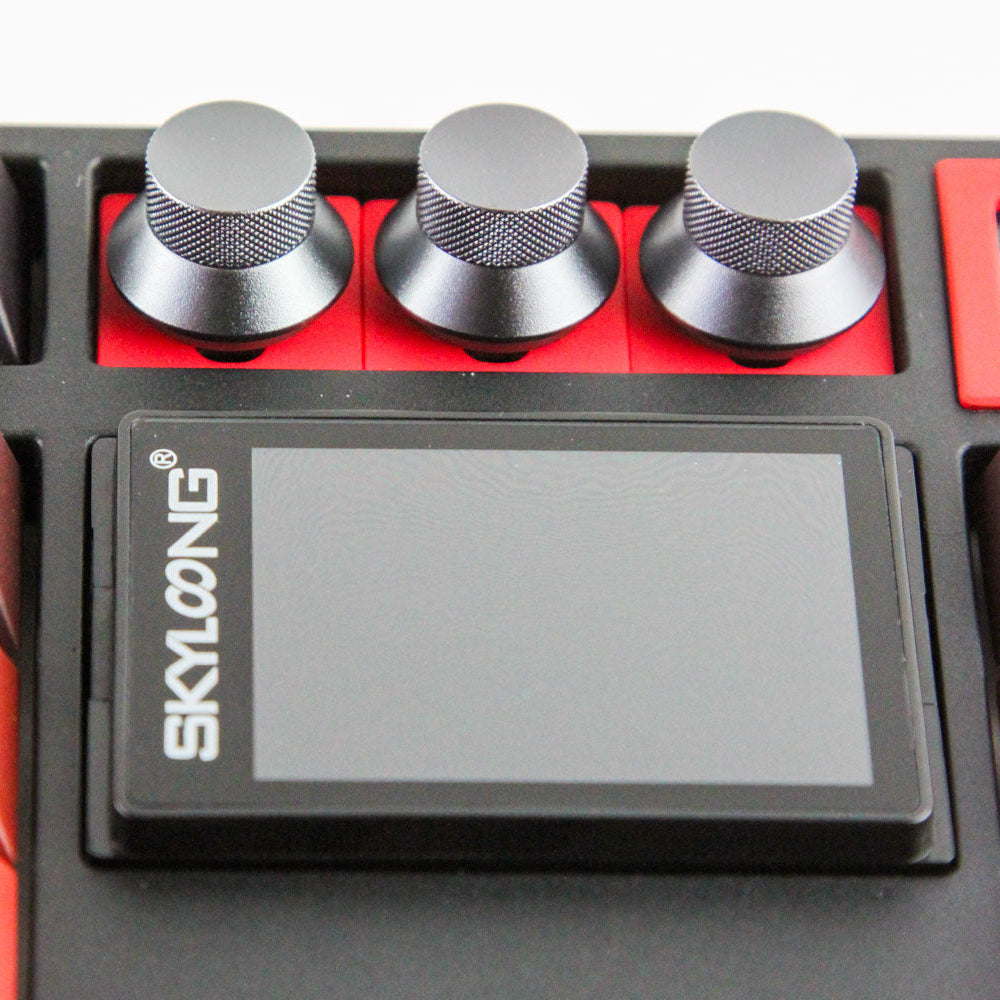 Mechanical Gaming Keyboard Full Layout with LCD Screen & 3 Knobs