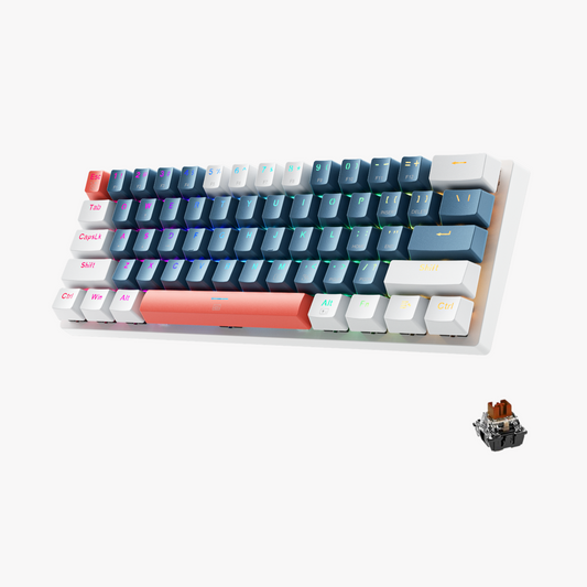 Mechanical Gaming Keyboard Wired 60% Layout