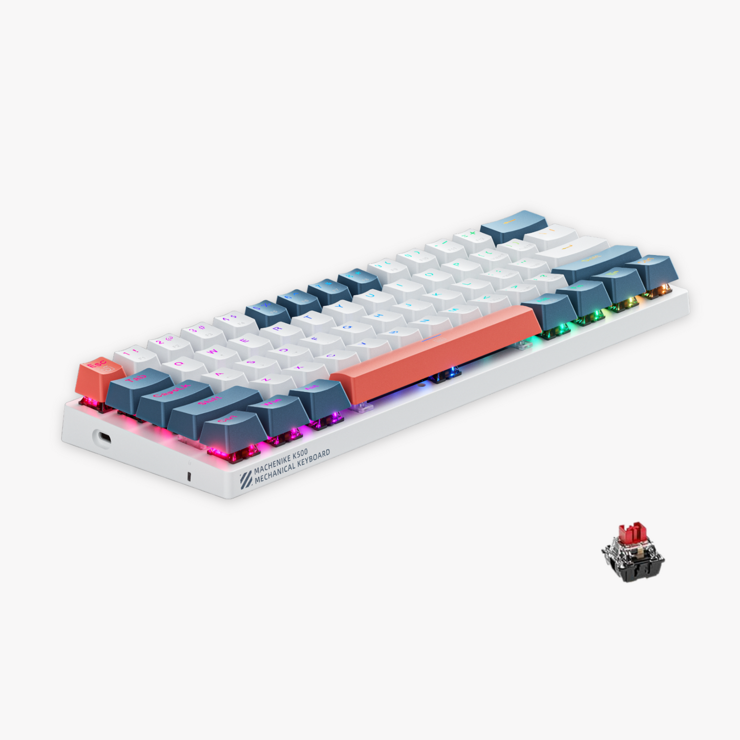 Mechanical Gaming Keyboard Wired 60% Layout