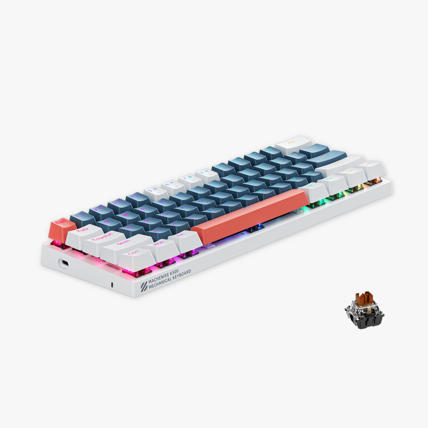 Mechanical Gaming Keyboard Wired 60% Layout