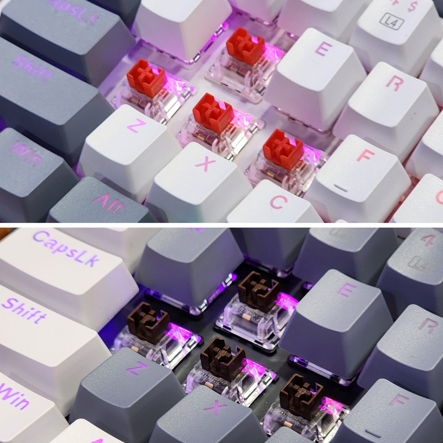 Mechanical Gaming Keyboard Wired 60% Layout