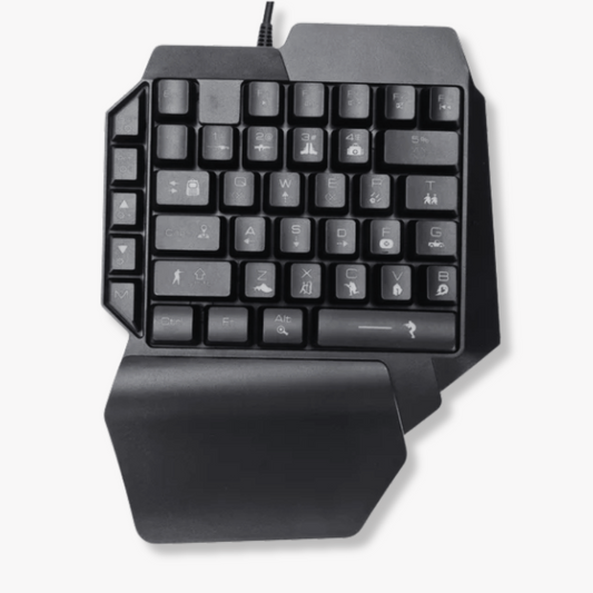 One-Hand RGB Keyboard for FPS, MOBA & Mobile Gaming
