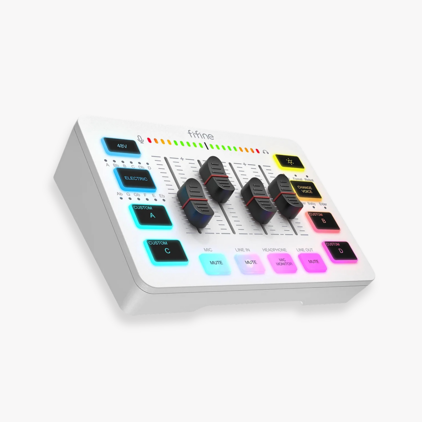 Ultimate Gaming Audio Mixer With 4 Channels