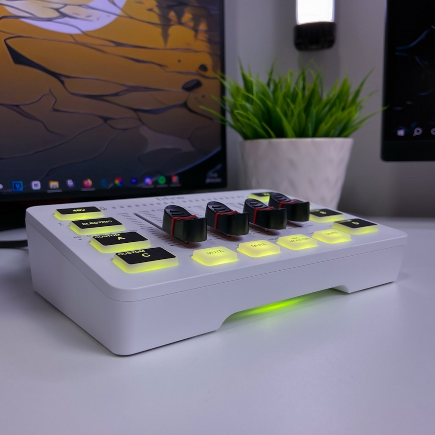 Ultimate Gaming Audio Mixer With 4 Channels