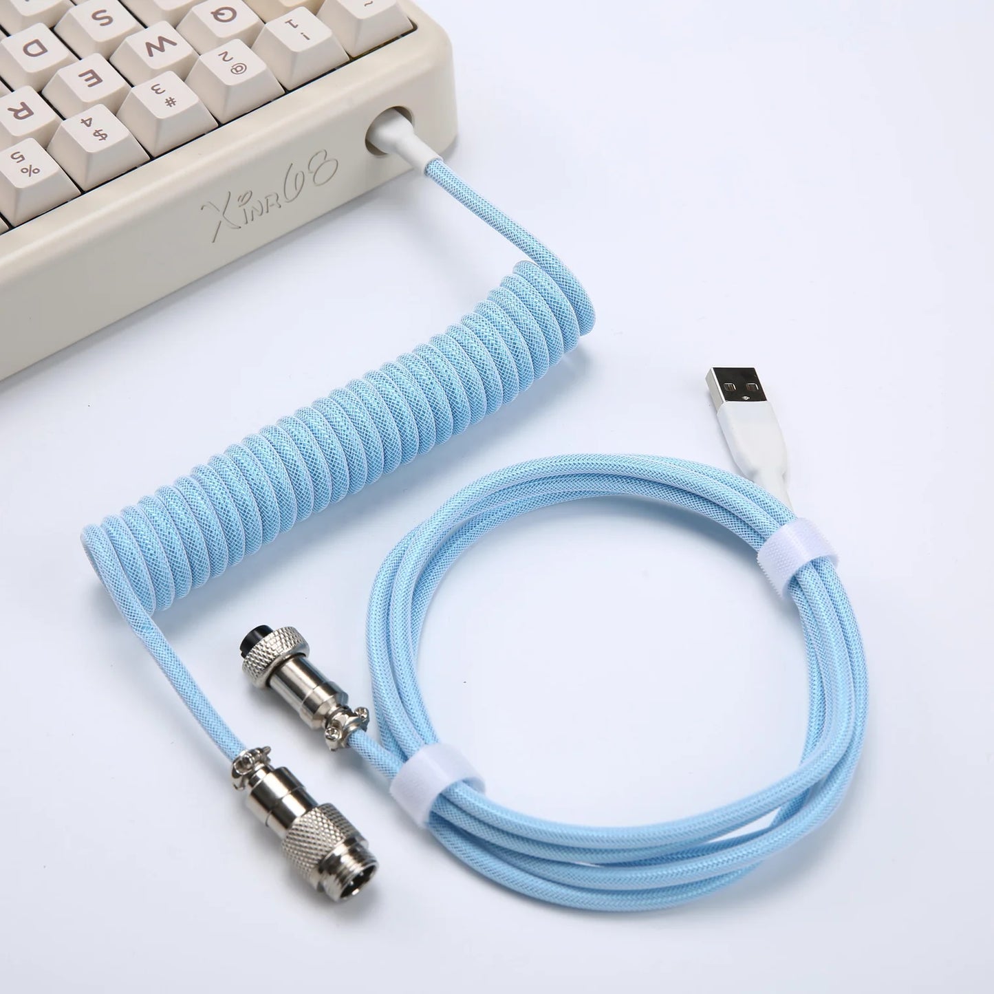 Premium Gaming Coiled Keyboard Cable USB-C