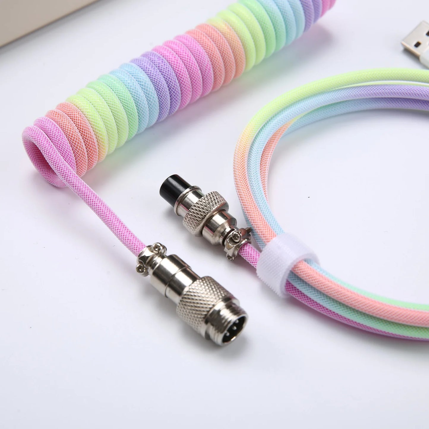 Premium Gaming Coiled Keyboard Cable USB-C