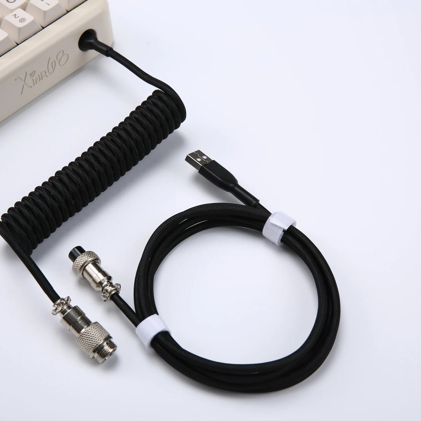 Premium Gaming Coiled Keyboard Cable USB-C