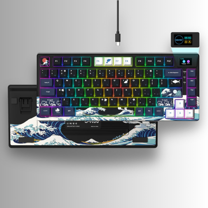 Mechanical Gaming Keyboard with OLED Display